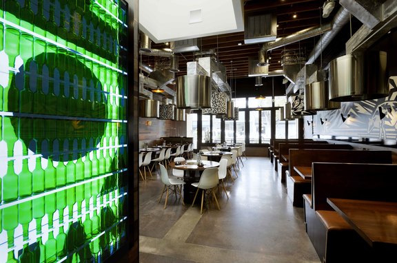 Hanjip, professional, A Korean BBQ restaurant we designed for the Chef Chris Oh, celebrated chef and TV personality. Chris