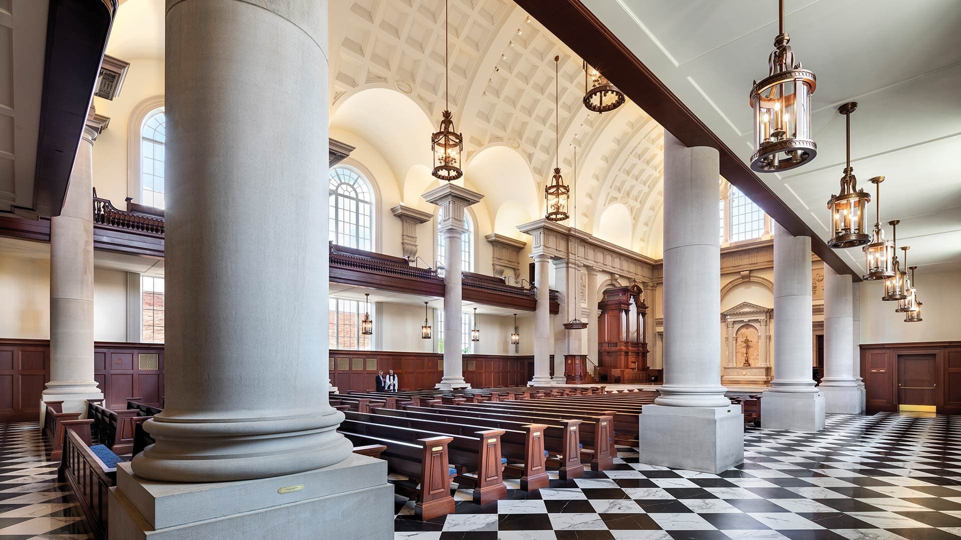Acuity Brands Hillsdale College Christ Chapel Interior Chapel Lighting ...
