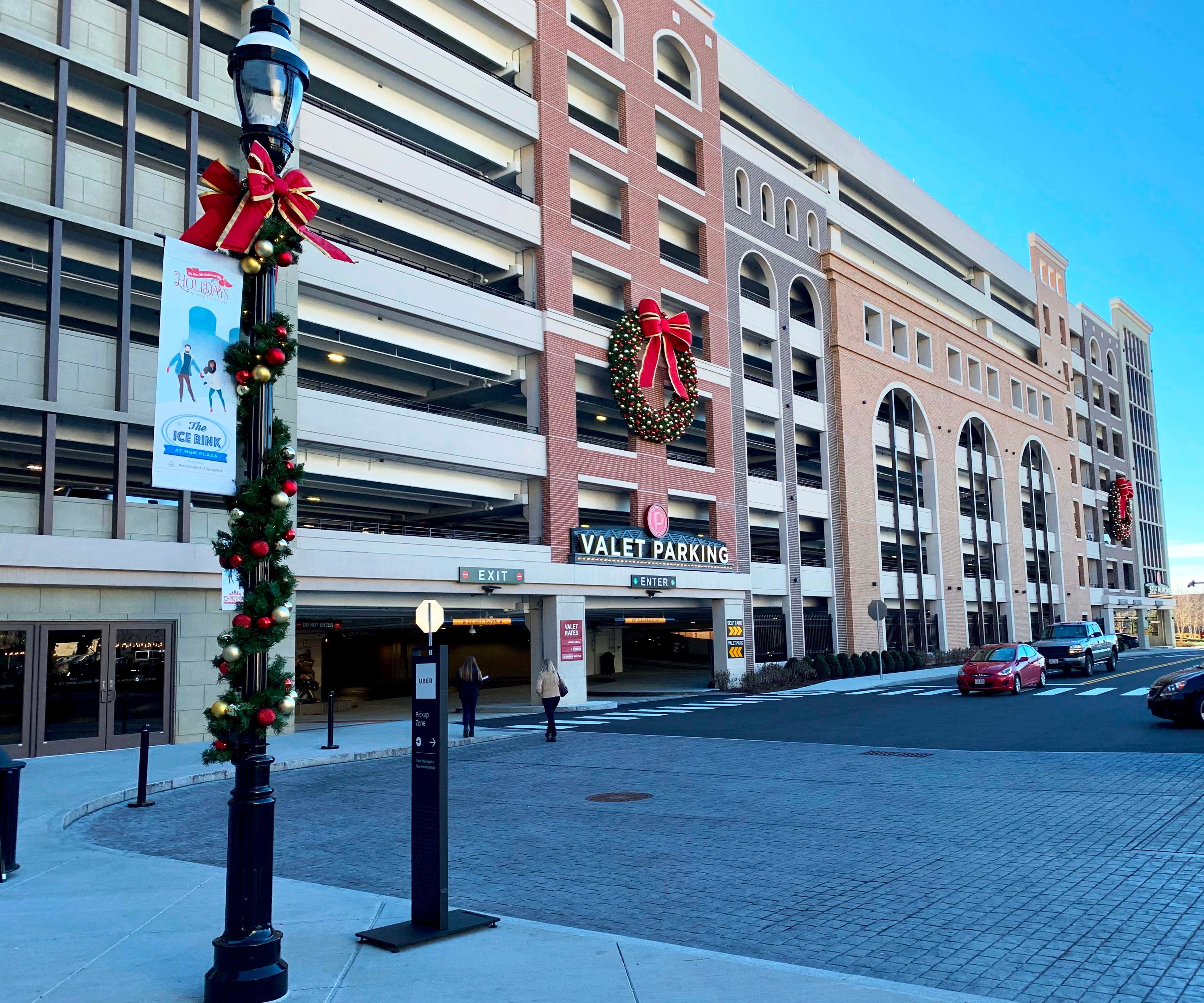 Allen and Major Associates Inc MGM Springfield parking ramp exterior