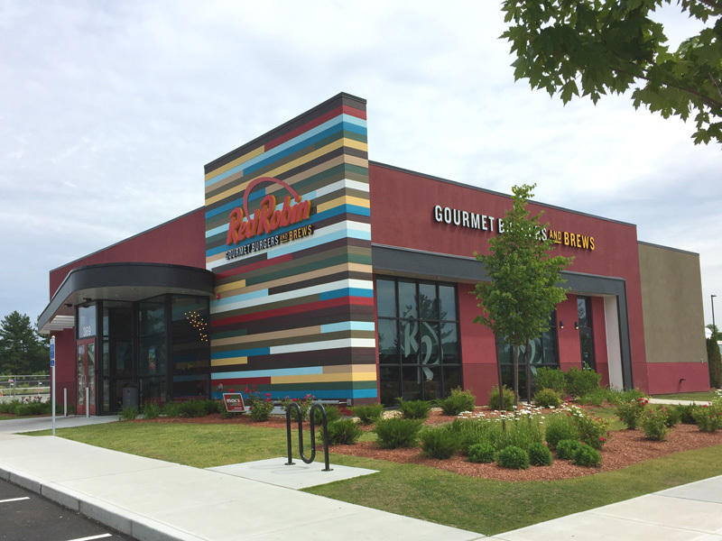 Allen and major red robin exterior Allen & Major Associates, Inc.