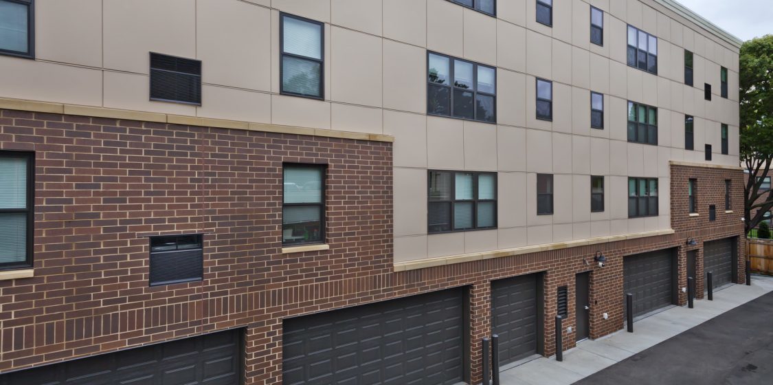 Apartment complex underground parking Clark Engineering