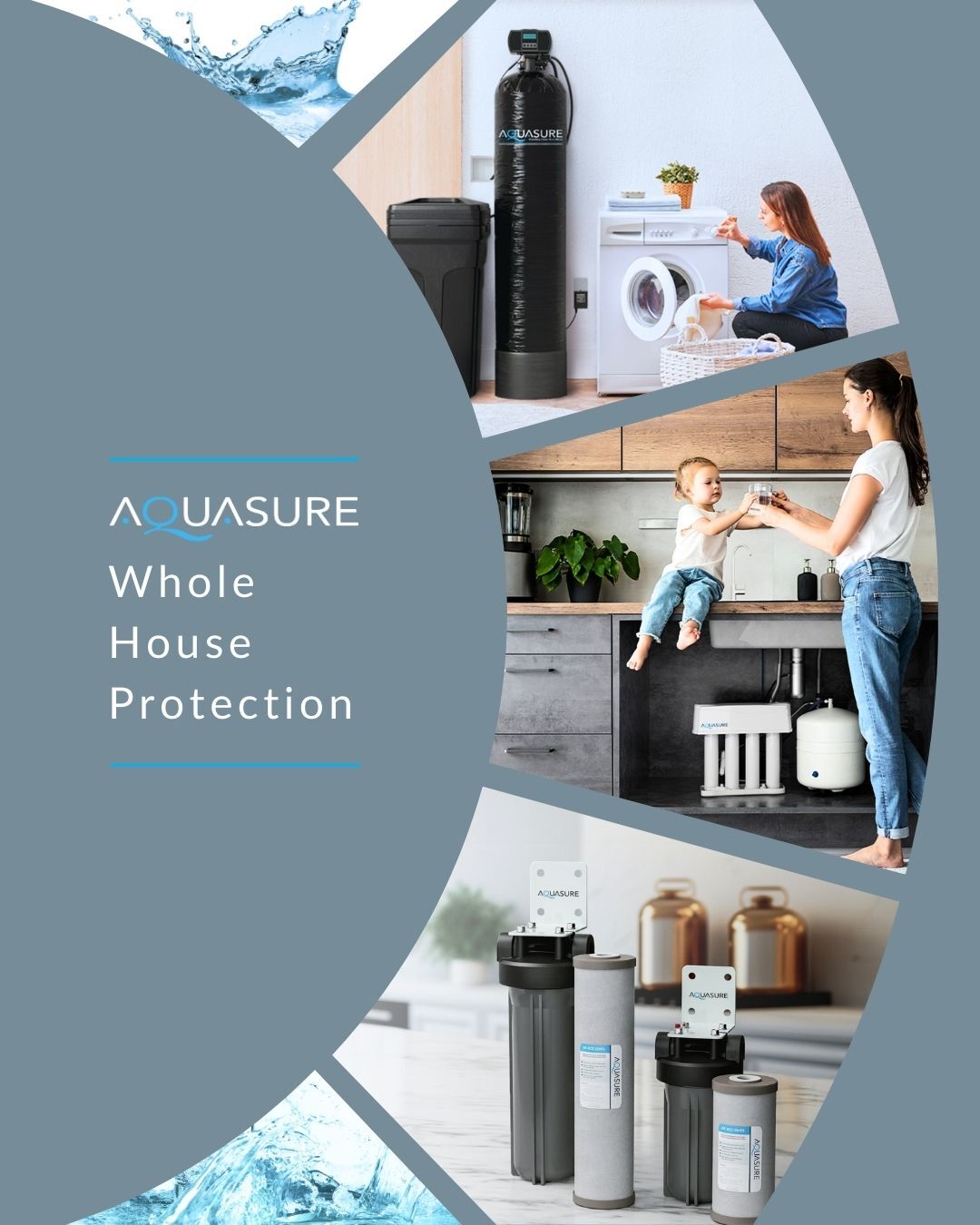 AquaSure - Whole House Protection, Water Filtration System Supplier featuring services from Aquasure USA | AquaSure - Whole