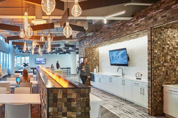 Westbrook Corporate Center Wifi Lounge, brand, Featured in the Westbrook Corporate Center Wifi Lounge on the interior