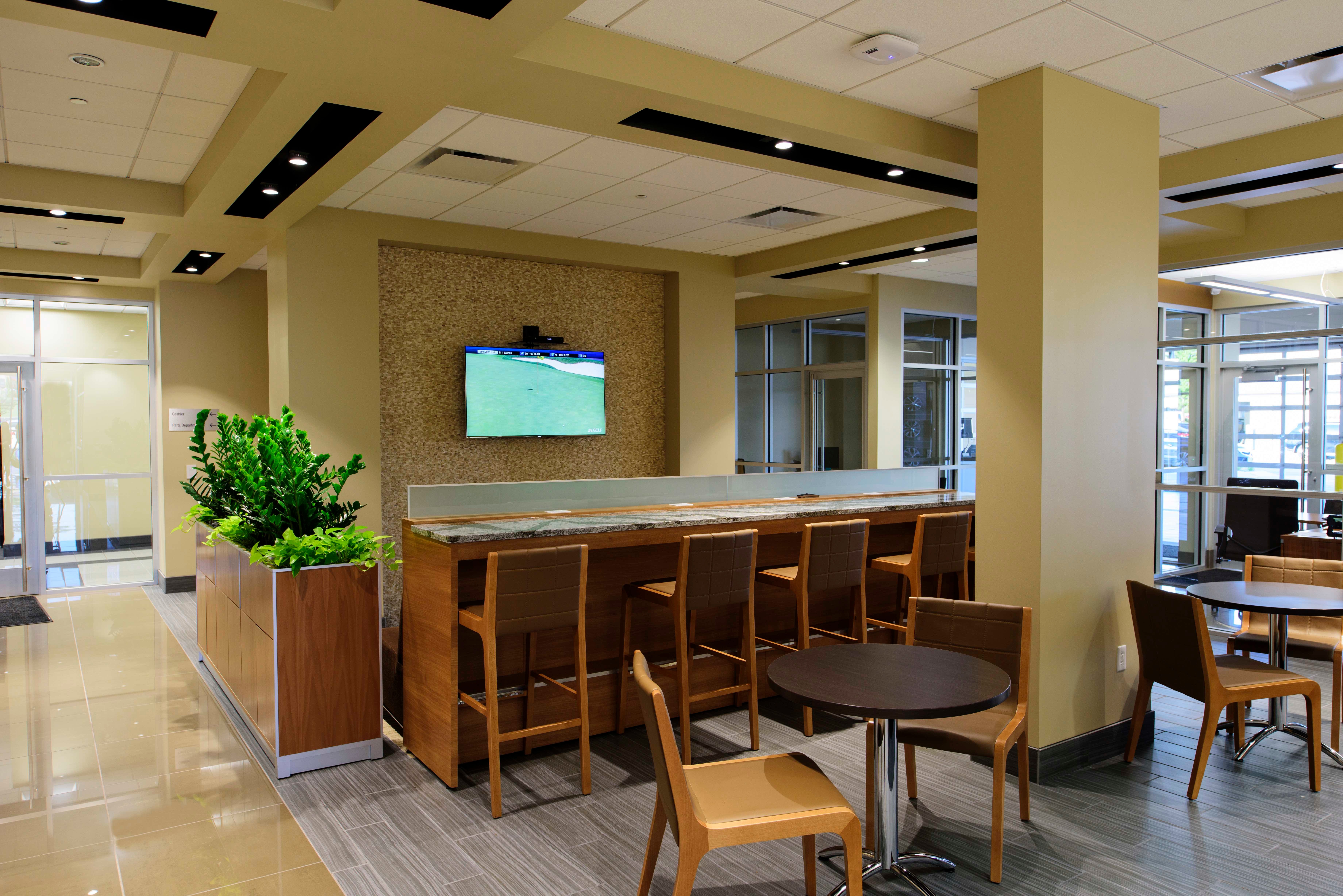 Automovtive dealership brookfield waiting area design Gries