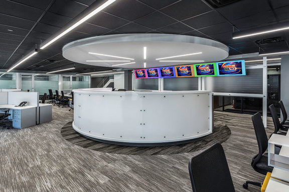 Fox 9 Newsroom, professional, Bauer Design Build will design and construct your facility with a critical eye on your