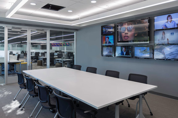 Fox 9 Newsroom, professional, Bauer Design Build will design and construct your facility with a critical eye on your