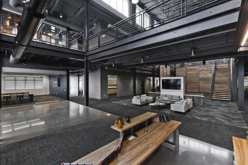 Bauer Design Build Office Project large atrium | Bauer Design Build