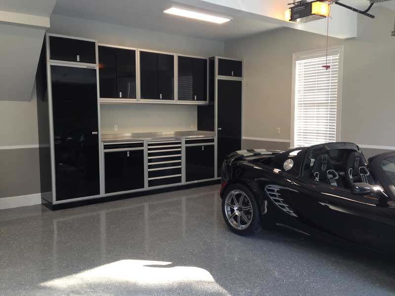 black garage moduline aluminum Moduline Aluminum