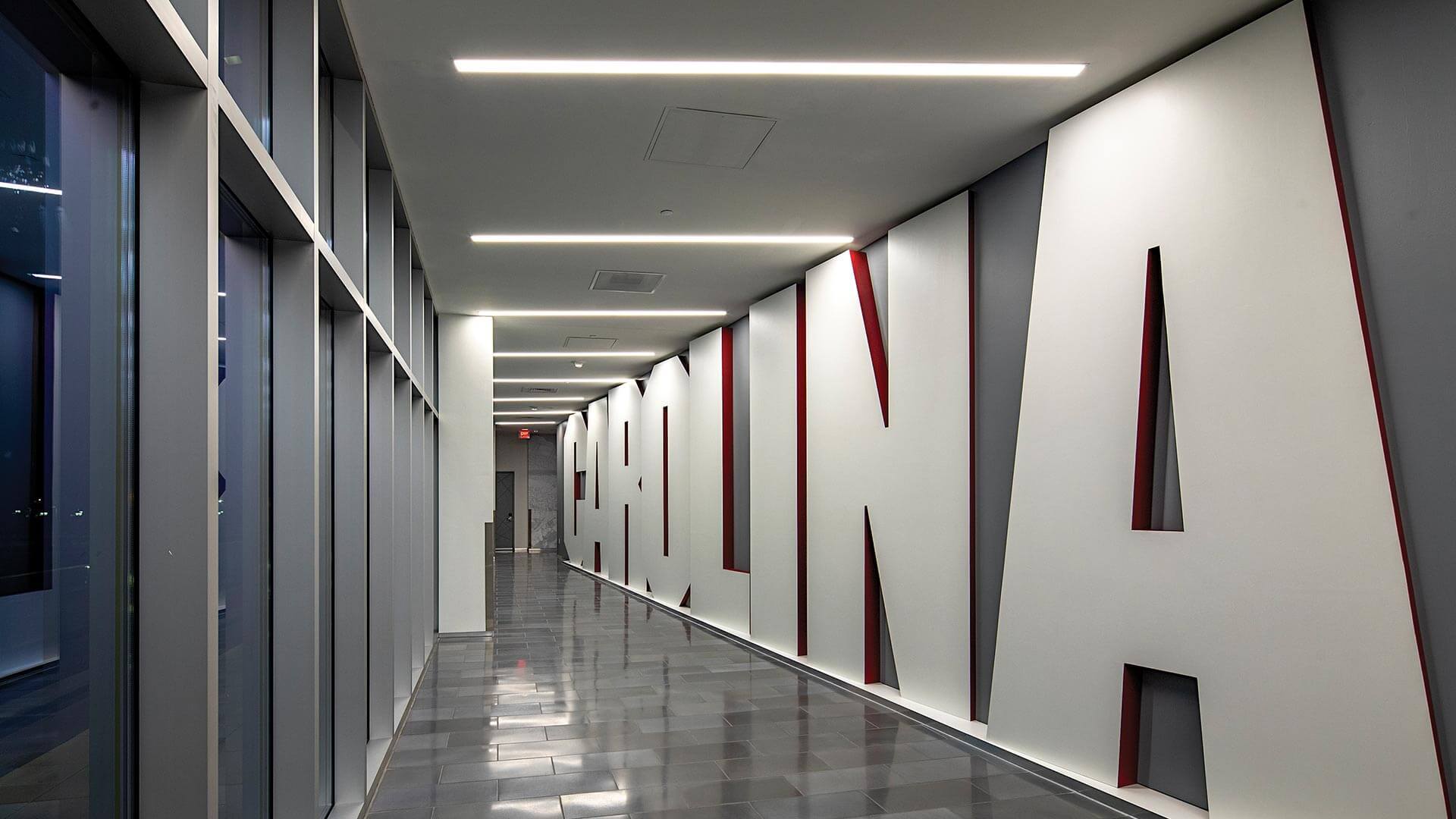 Carolina Hallway Custom Lighting Acuity Brands Lighting