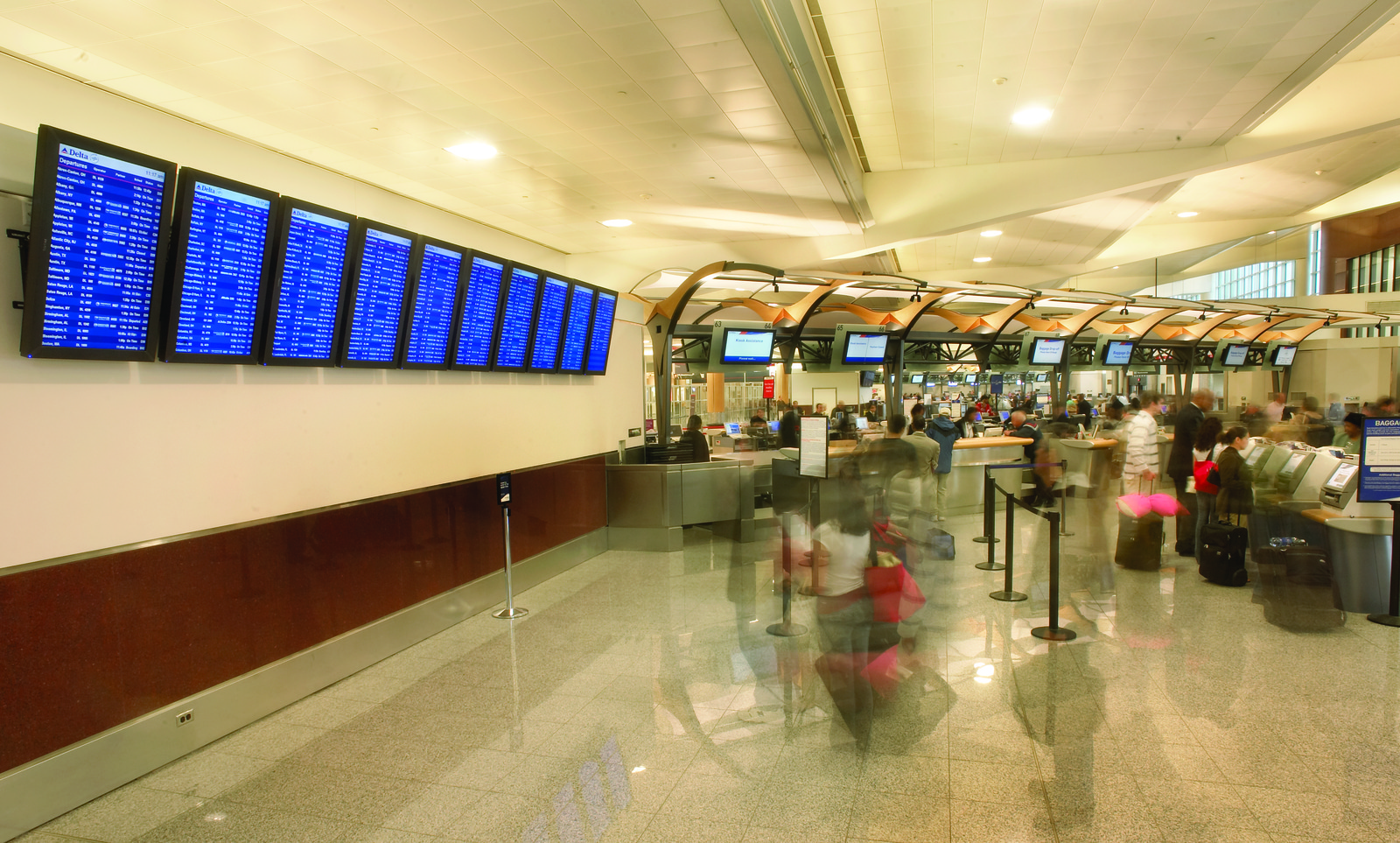 Chief mounting atlanta airport delta signage | Chief