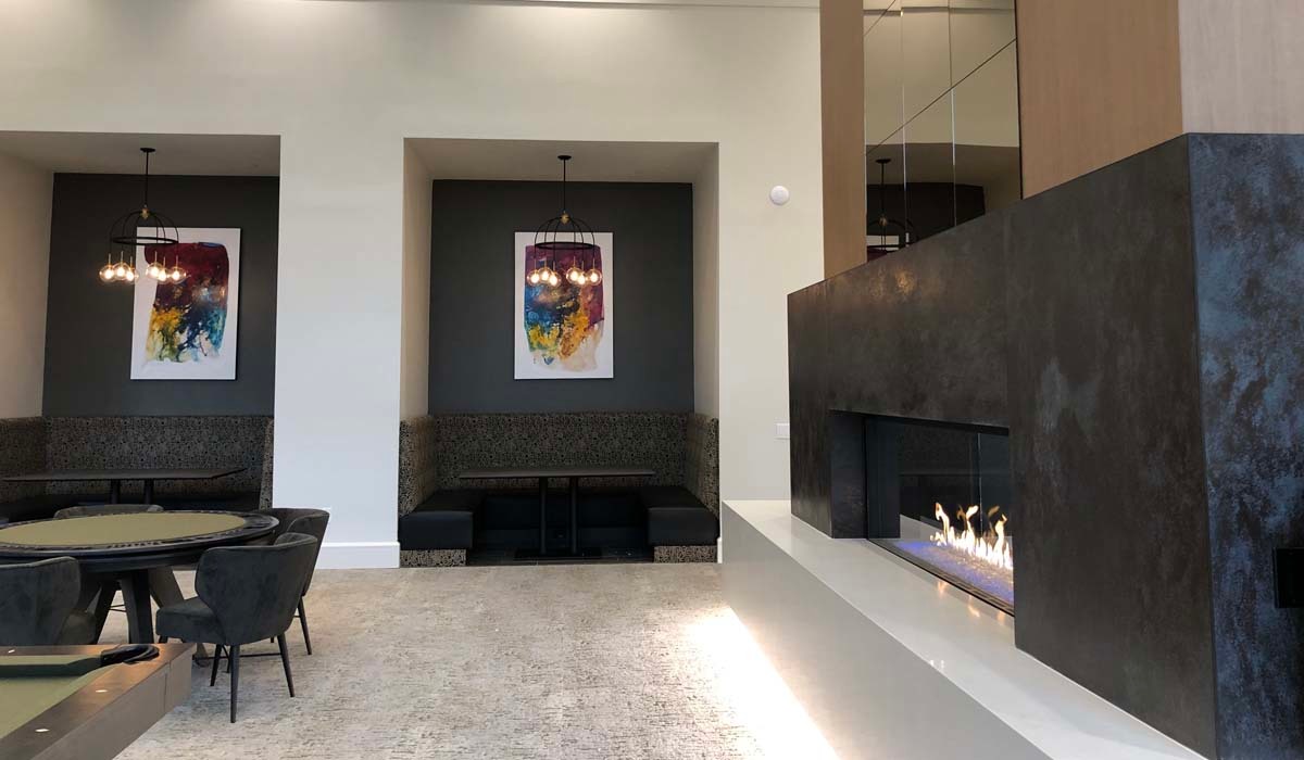 Crossville Alexan Exchange Lobby Fireplace Crossville