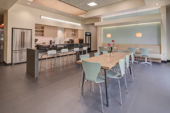 Treehouse, professional, 3,000 SF renovation. Kitchenette and former chemical developing labs were transformed into large