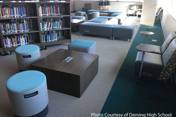 Deming High School | Deming, NM, brand, Because of the economic value of the system, Cordeck’s In Floor Cellular Raceway