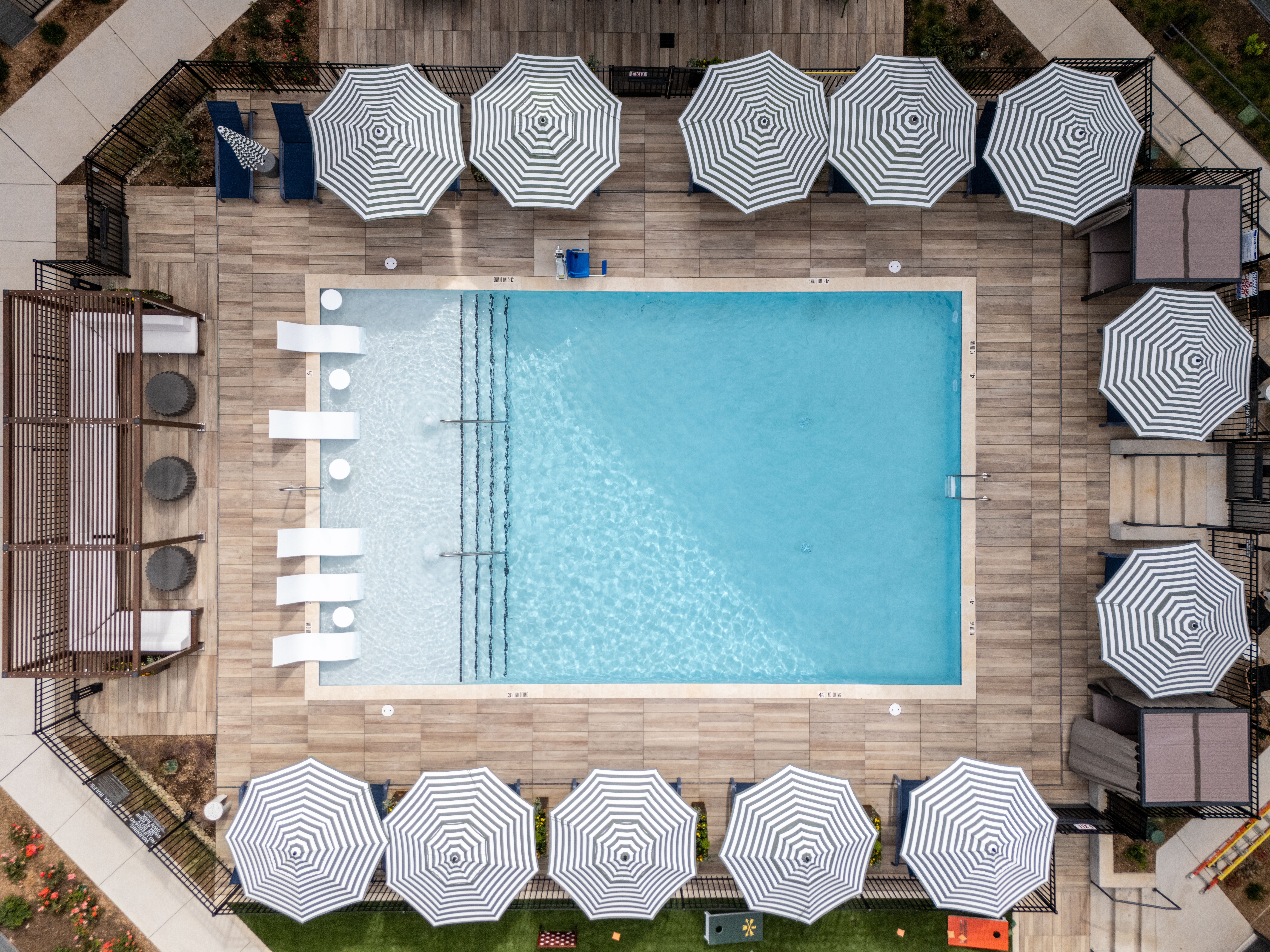 Broadstone Westend, brand, The Broadstone Westend, designed by Cline, features a pool area that perfectly blends