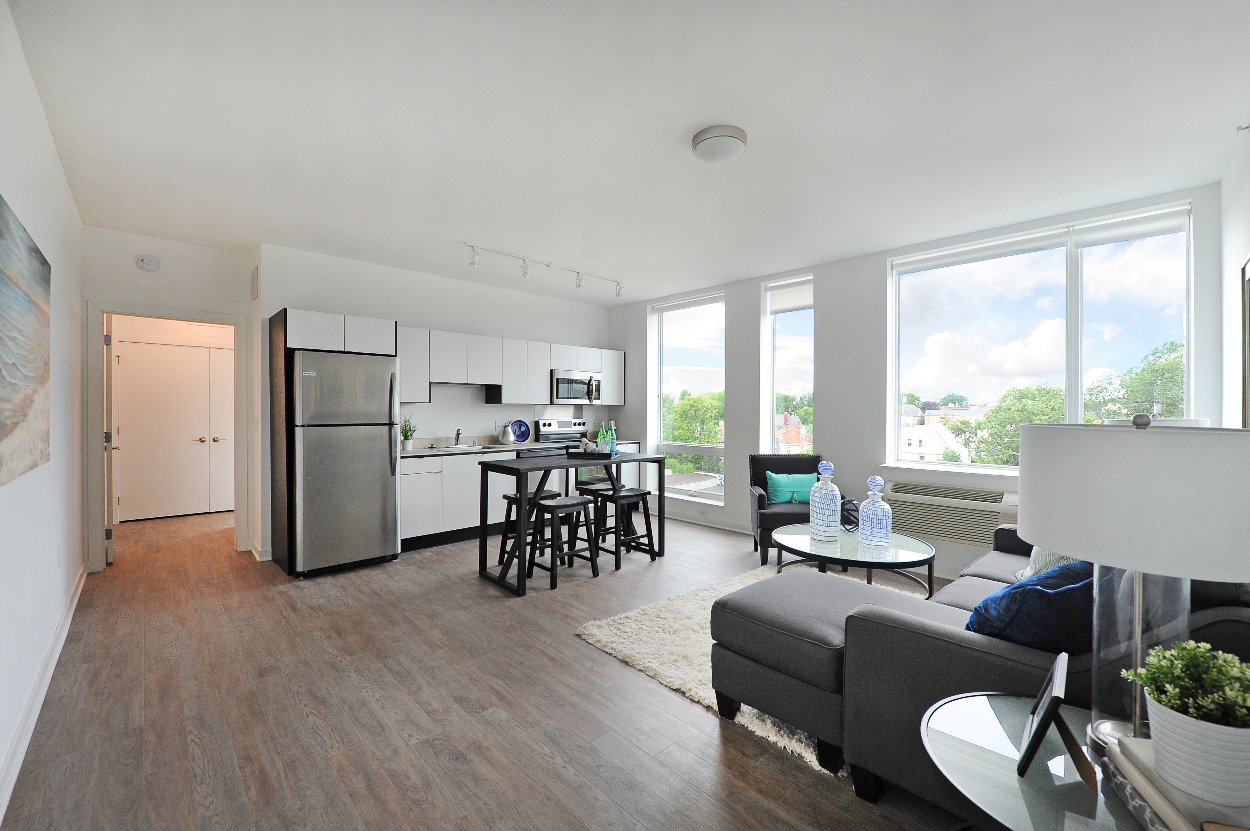 DJR Architecture Modi Luxury Apartments Minneapolis Minnesota Unit Open