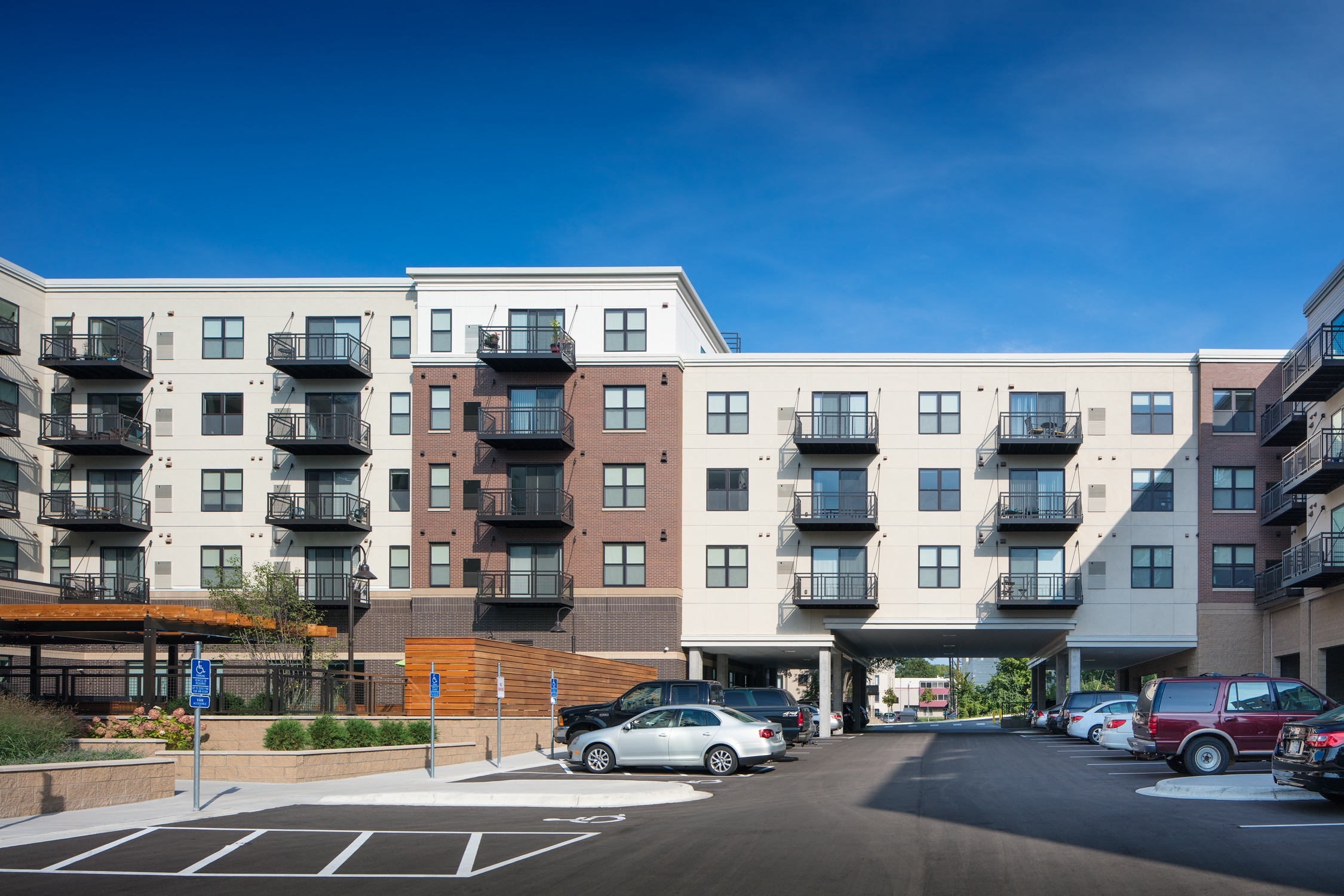 DJR Architecture Shoreham Apartments Exterior Parking DJR Architecture