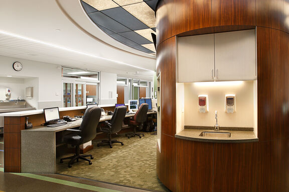 MOUNTAIN VIEW EMERGENCY DEPARTMENT, professional, Incorporating a local nature-themed palette, we tackled the goal of