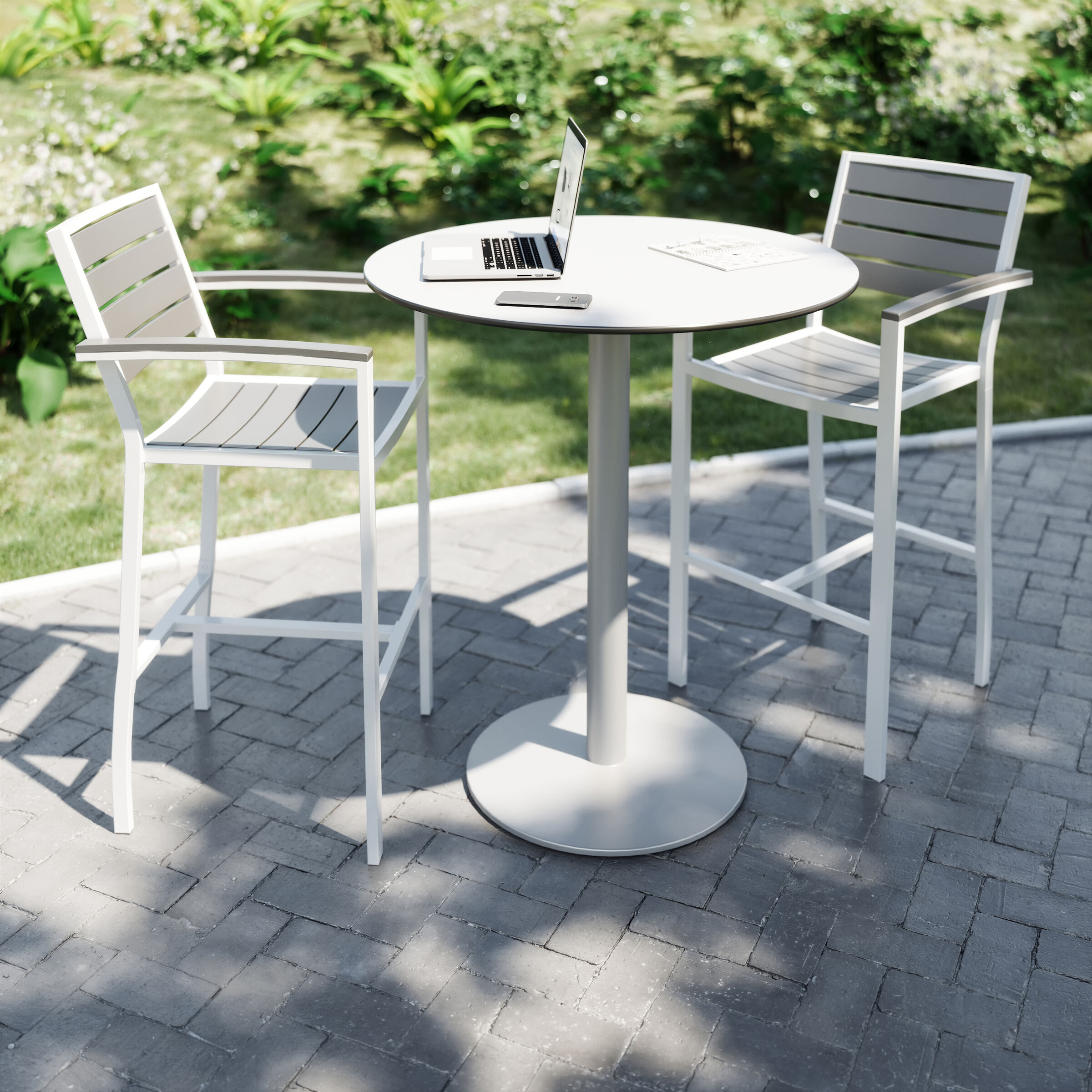 eveleen white patio furniture kfi studios KFI Studios