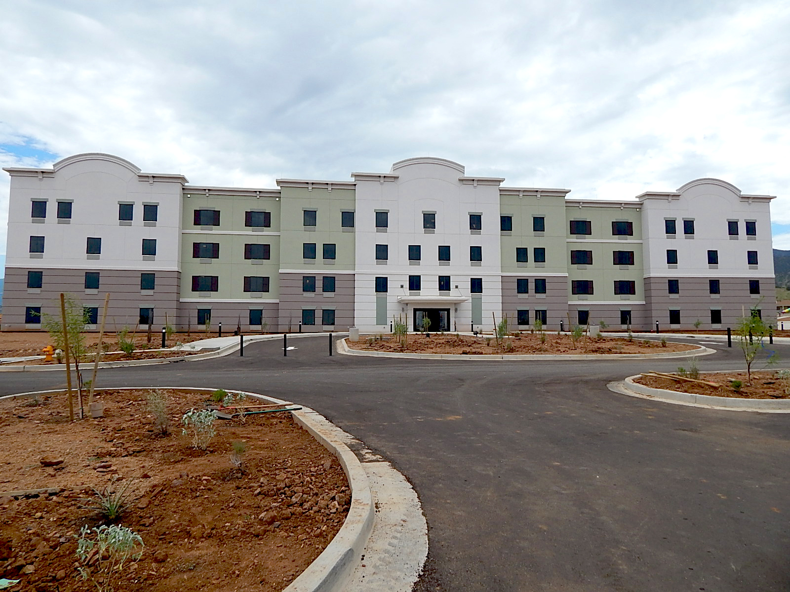 Exterior Hotel Design Candlewood Suites Sound Reducing Drywall