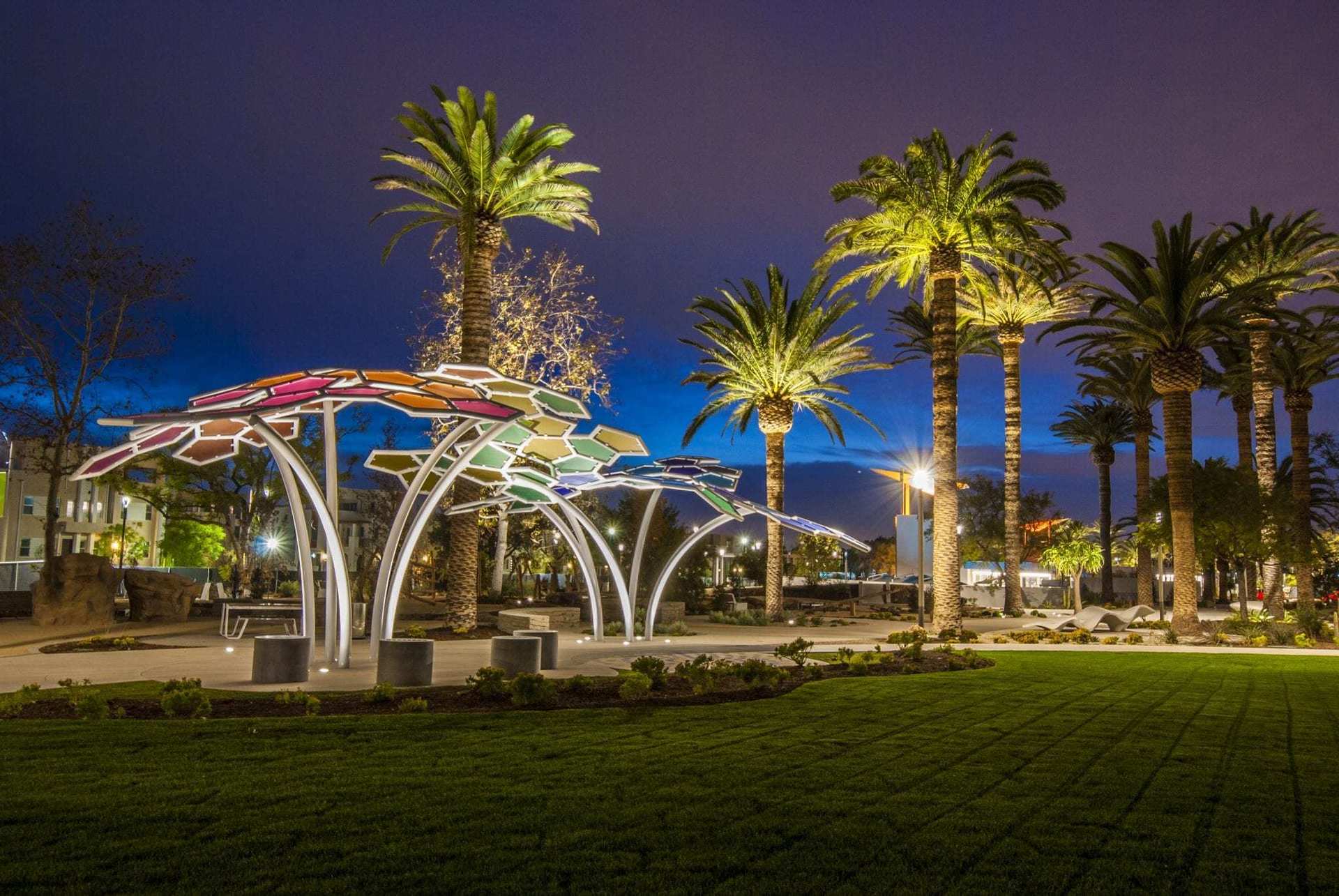 Exterior Public Space Landscape Lighting, Light it Up! KEPLERO is a powerful solution and the ideal choice for lighting large