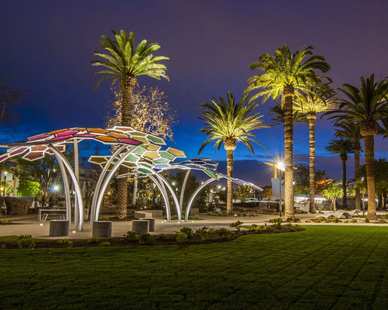 Exterior Public Space Landscape Lighting, Light it Up! KEPLERO is a powerful solution and the ideal choice for lighting large