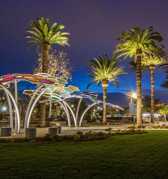 Exterior Public Space Landscape Lighting, Light it Up! KEPLERO is a powerful solution and the ideal choice for lighting large