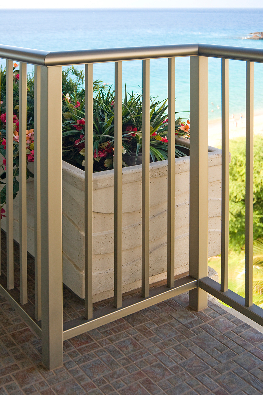 Feeney Inc Whaler condos designrail railing system balcony railing