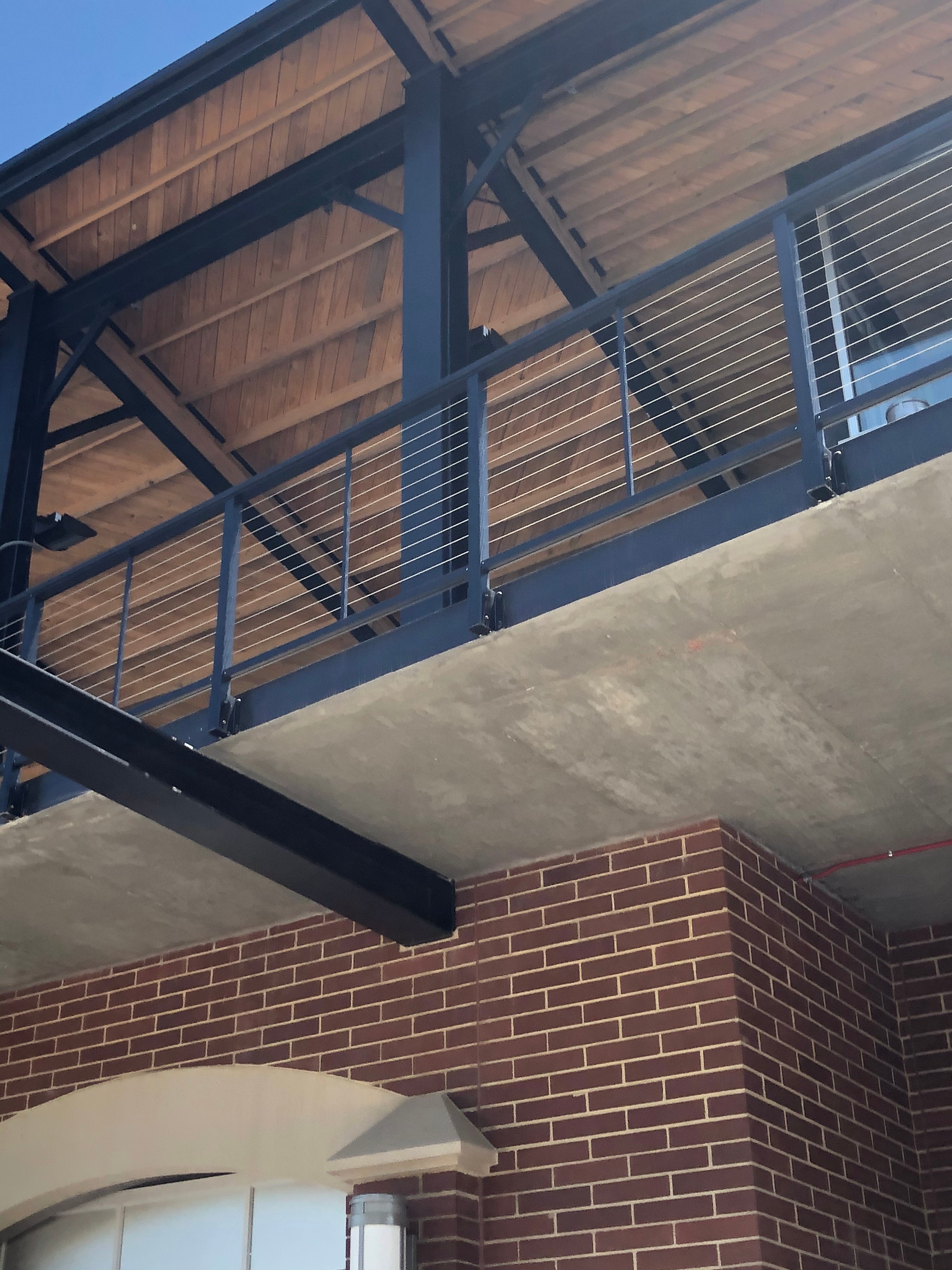 Stadium Rails Feeney War Memorial Stadium Exterior CableRail | Feeney Inc.