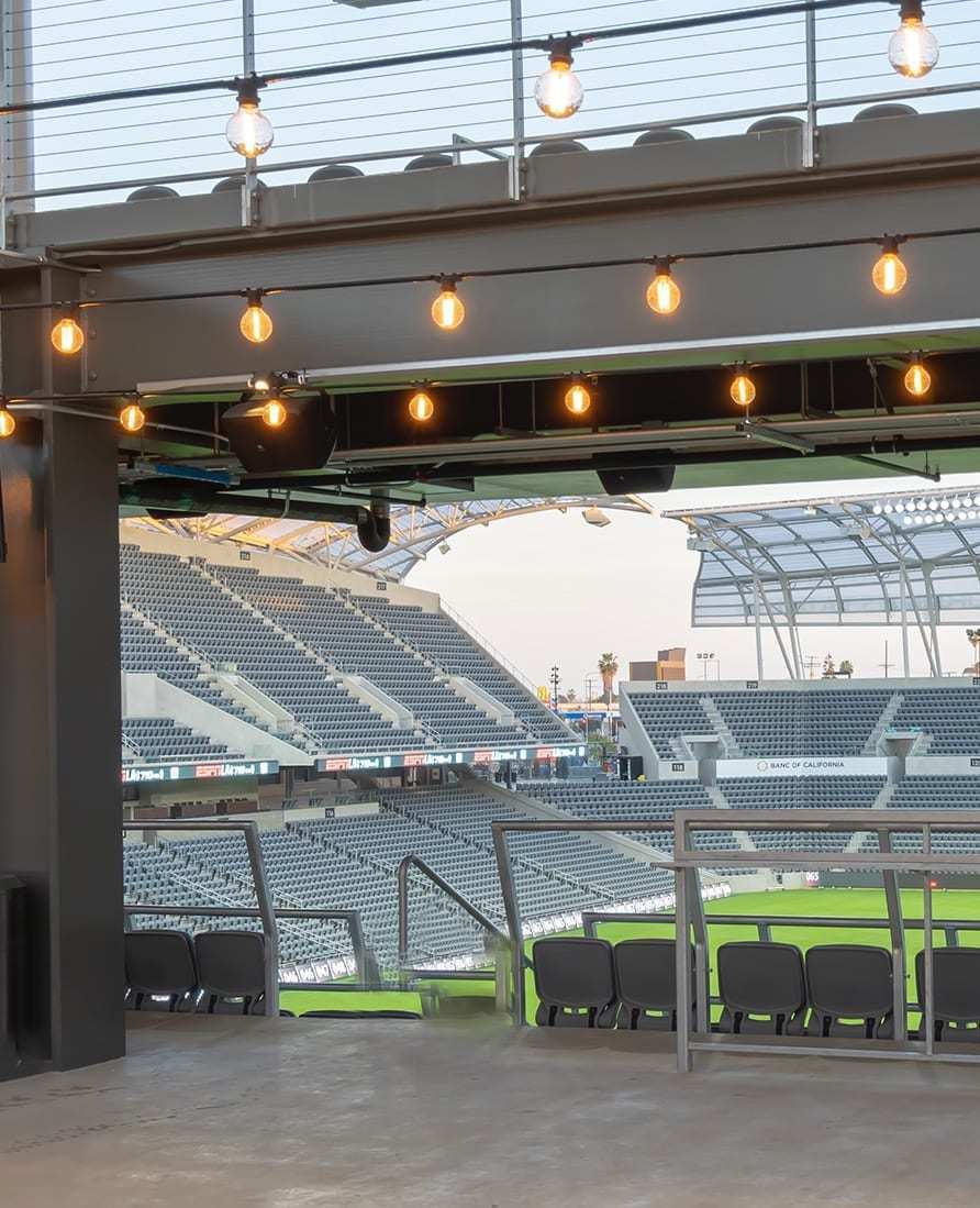 Football Stadium Common Area Lights, DuraLED Cable light delivers a virtually maintenance free solution for festive lighting