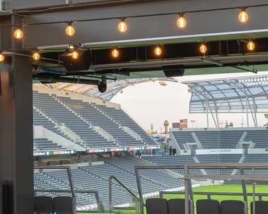 Football Stadium Common Area Lights, DuraLED Cable light delivers a virtually maintenance free solution for festive lighting
