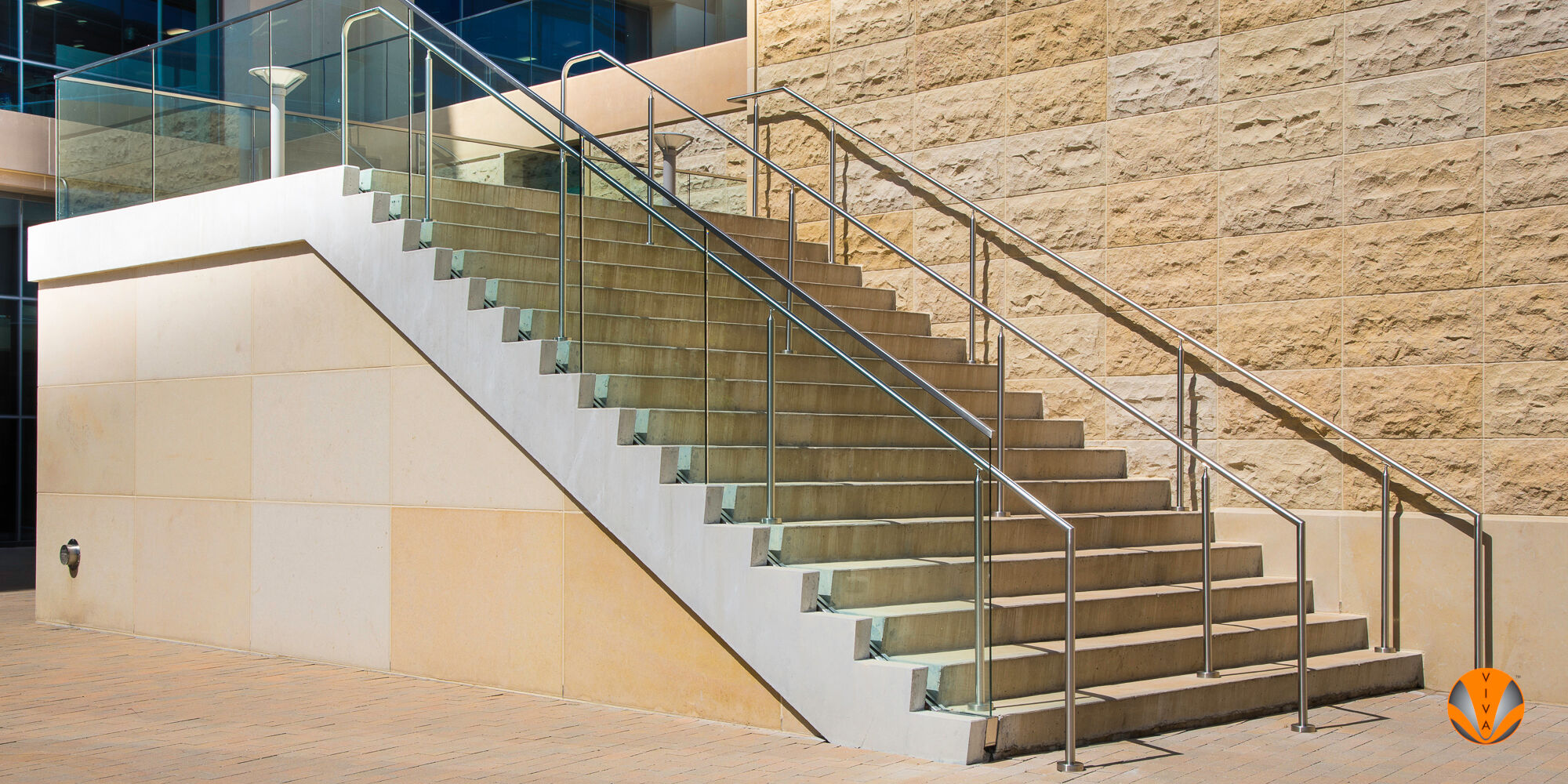 FSR & MINIMALISTIC GLASS RAILING TOYOTA HQ 19 of 40 | VIVA Railings