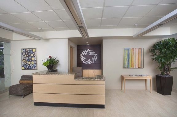 Investar Bank, professional, Gator Millworks provided beautiful finishing touches and wall treatments through the Investar
