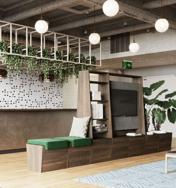 Ghent Hospitality Solutions Define Space Division, The furniture of today has to work harder than ever to serve employees’