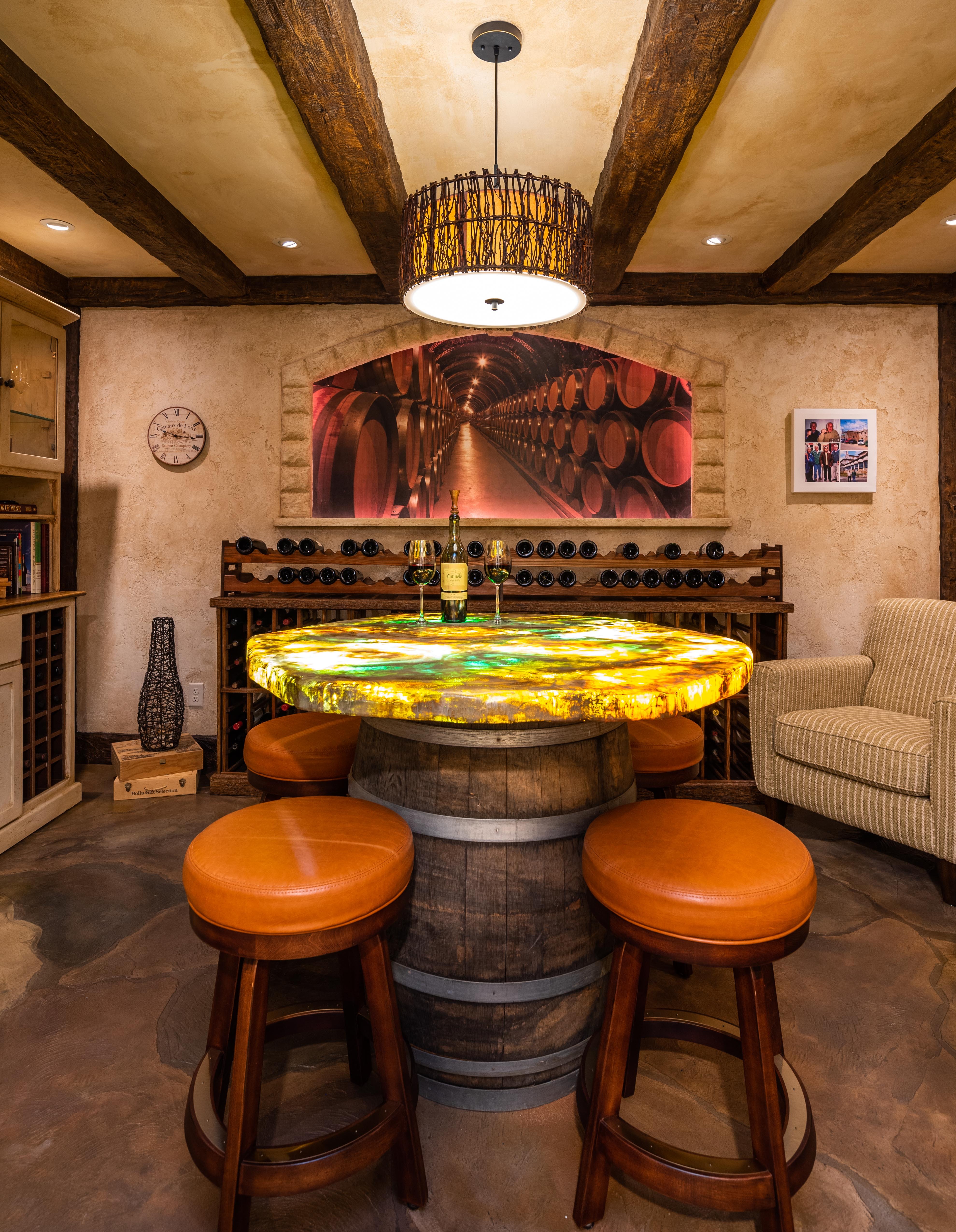 Granicrete Minnesota North Oaks Wine Cellar Interior 10 Granicrete