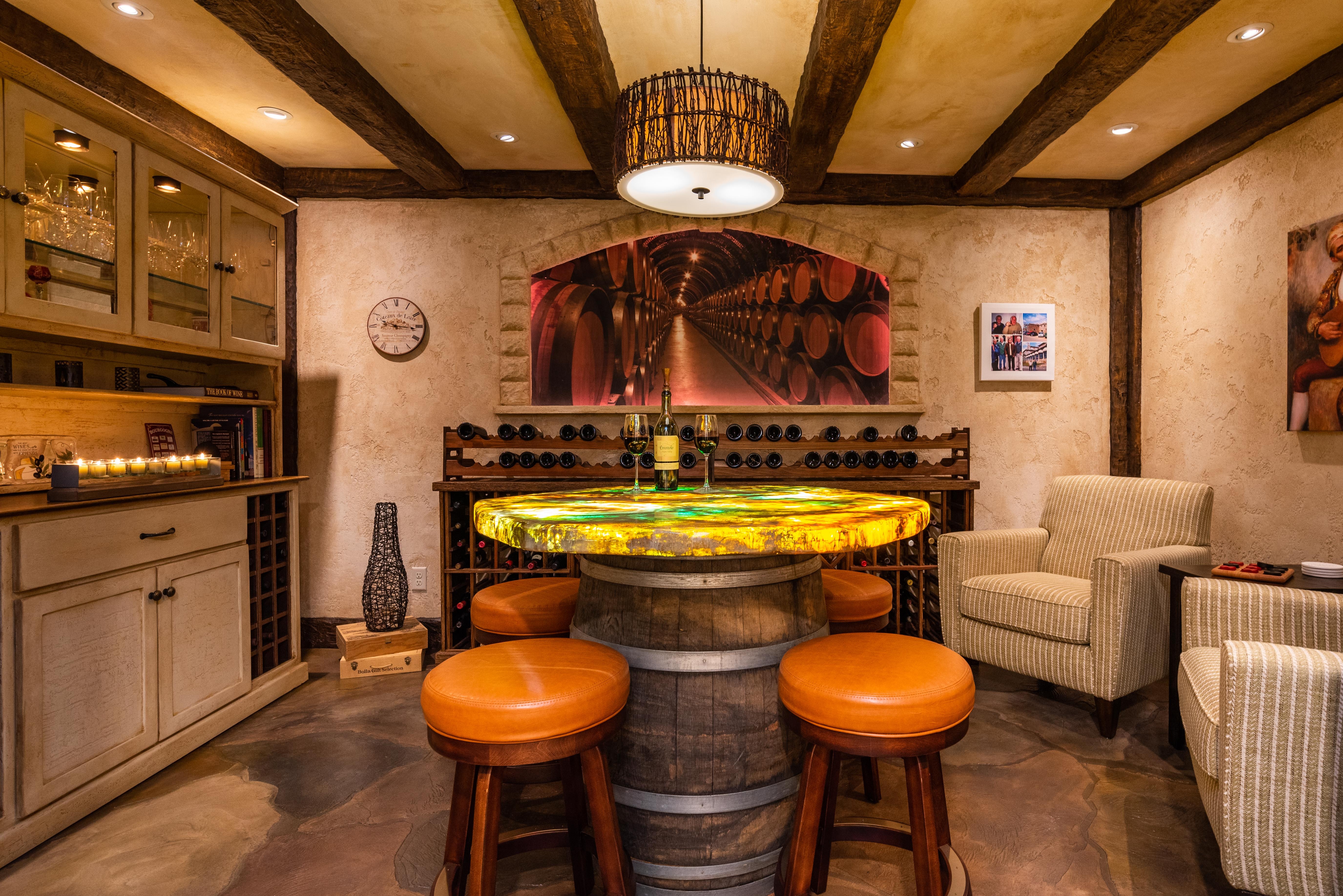 Granicrete Minnesota North Oaks Wine Cellar Interior 17 Granicrete