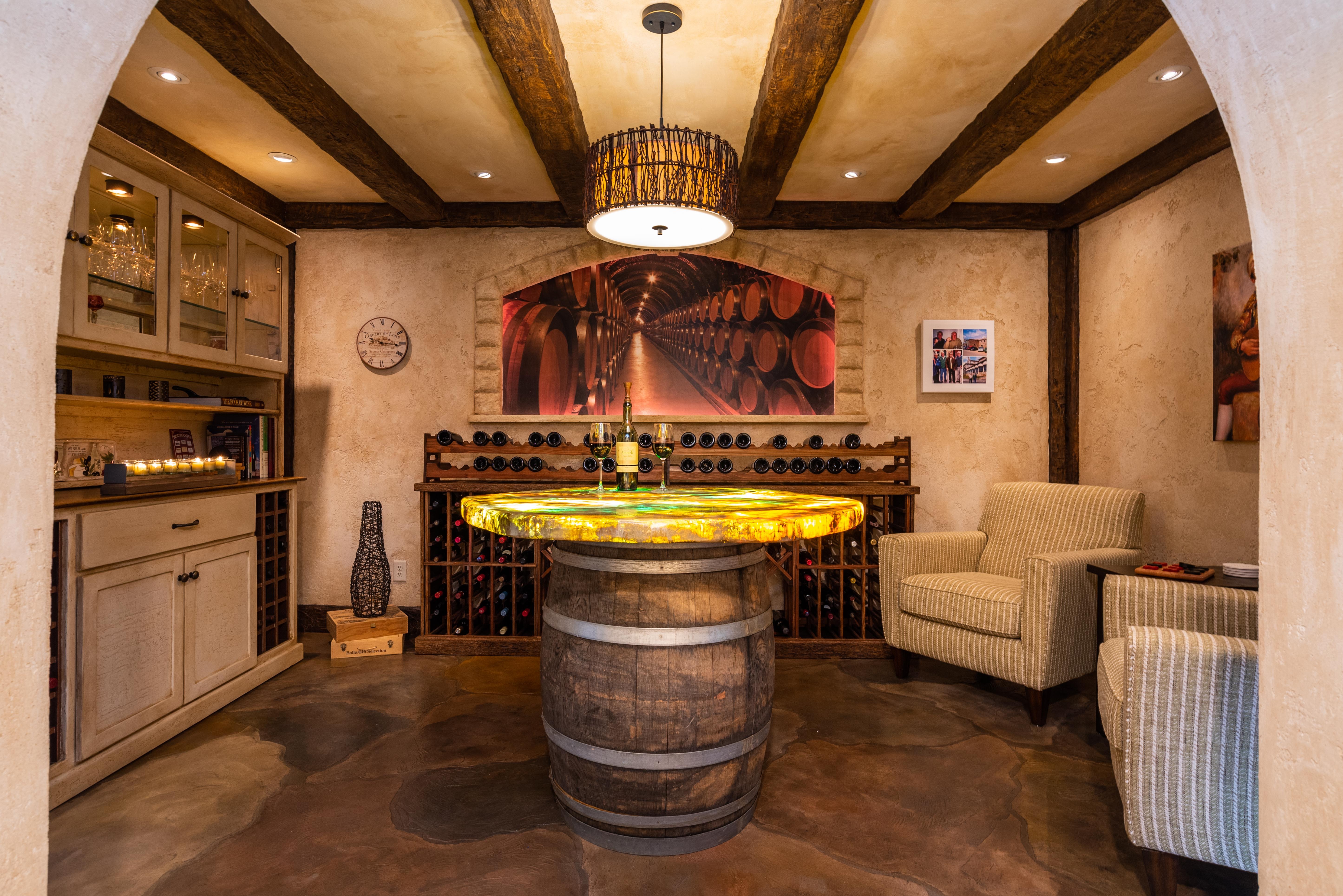 Granicrete Minnesota North Oaks Wine Cellar Interior 22 Granicrete