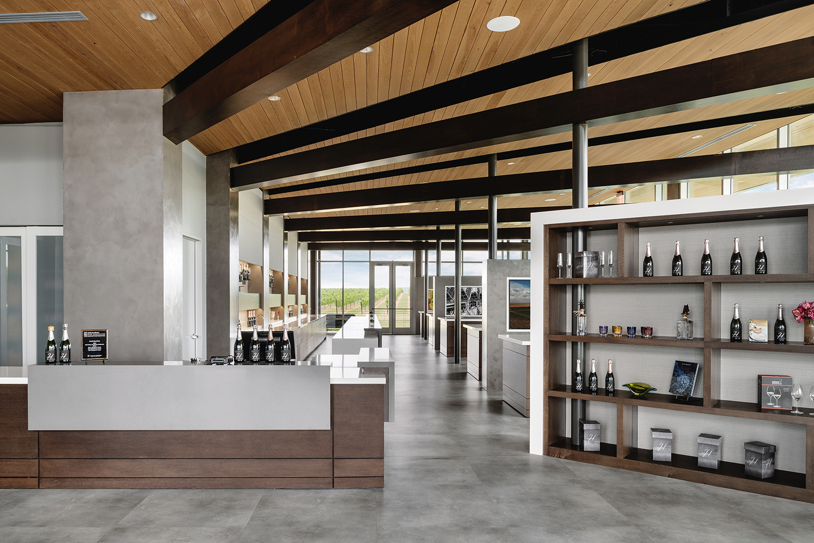 Heath Sparkling Wines Interior | Cornerstone Architects