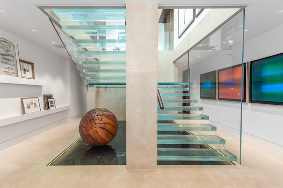 Hollingsworth Glass Stair Treads, brand, When the idea of a floating Glass Stair Tread was first floated (no pun intended) by