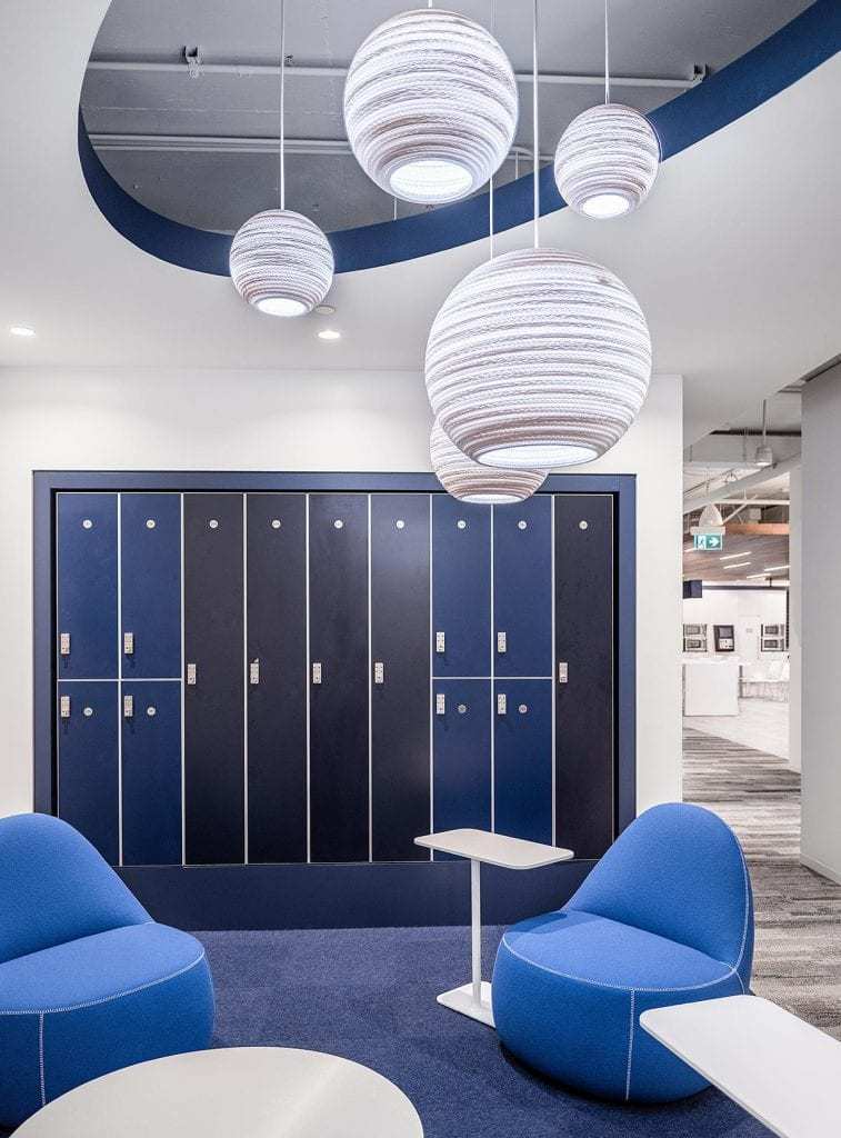 Hollman Inc Locker Room Design Capital One Office Hollman, Inc.
