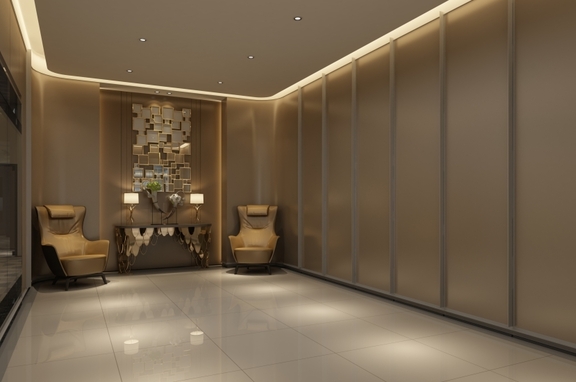 Hard Rock Hotel // Hollywood, FL, brand, This showroom showcases Tamlyns products used within hospitality spaces.