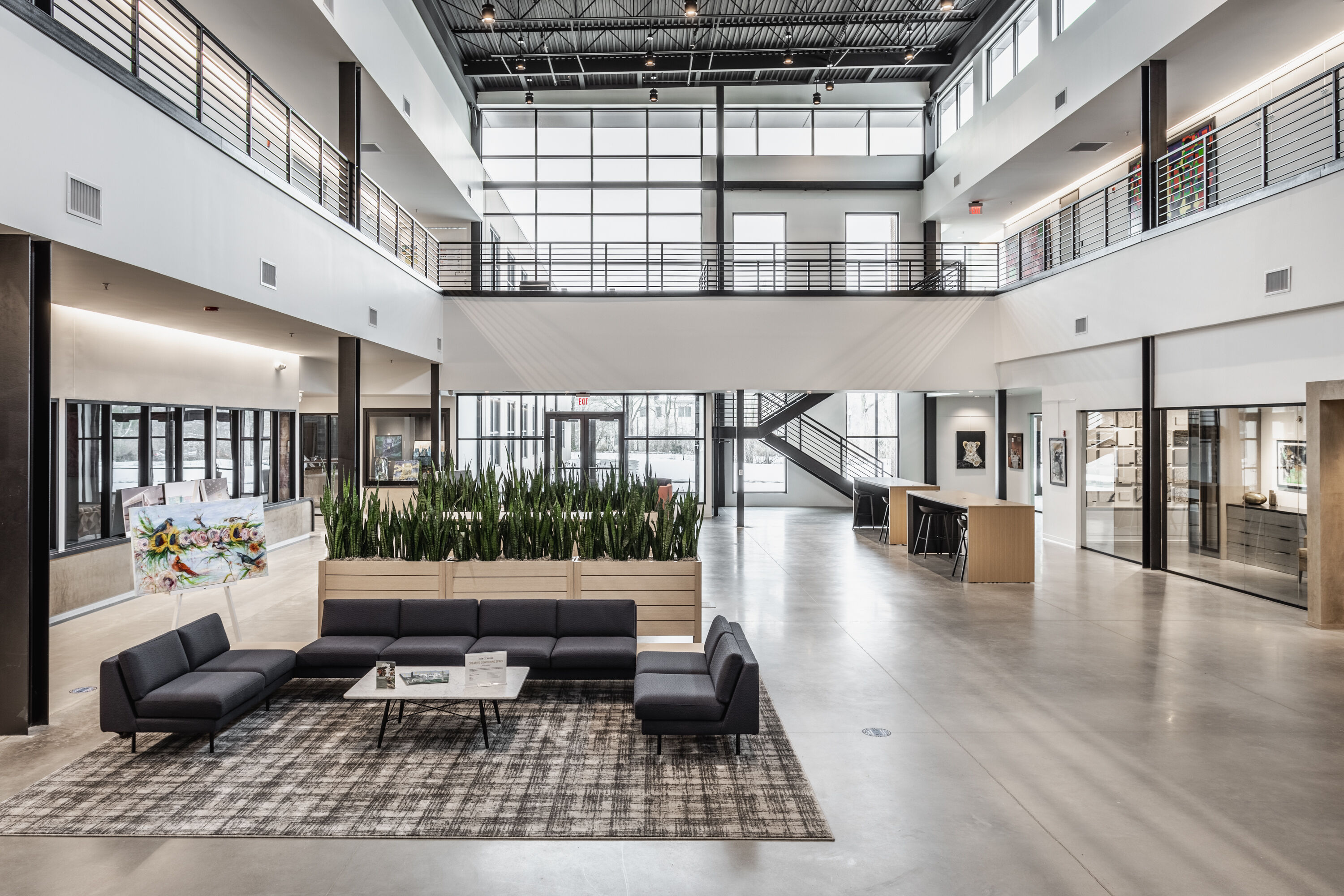 Hub & Spoke Lounge Lighting Design Meteor Lighting