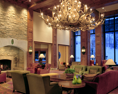 Inspirit LLC Park Hyatt Beaver Creek Colorado Resort Interior Guest Lounge and Common Area, The Hyatt creates a sense of