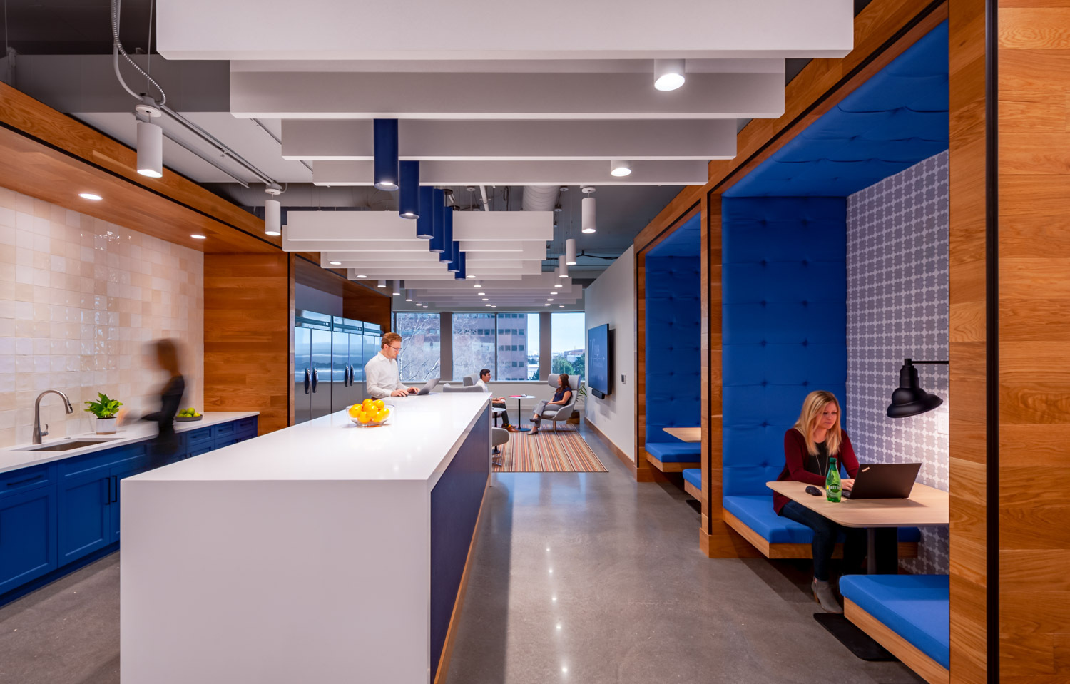 iSpace Environments Wings Financial Apple Valley Office Work Lounge