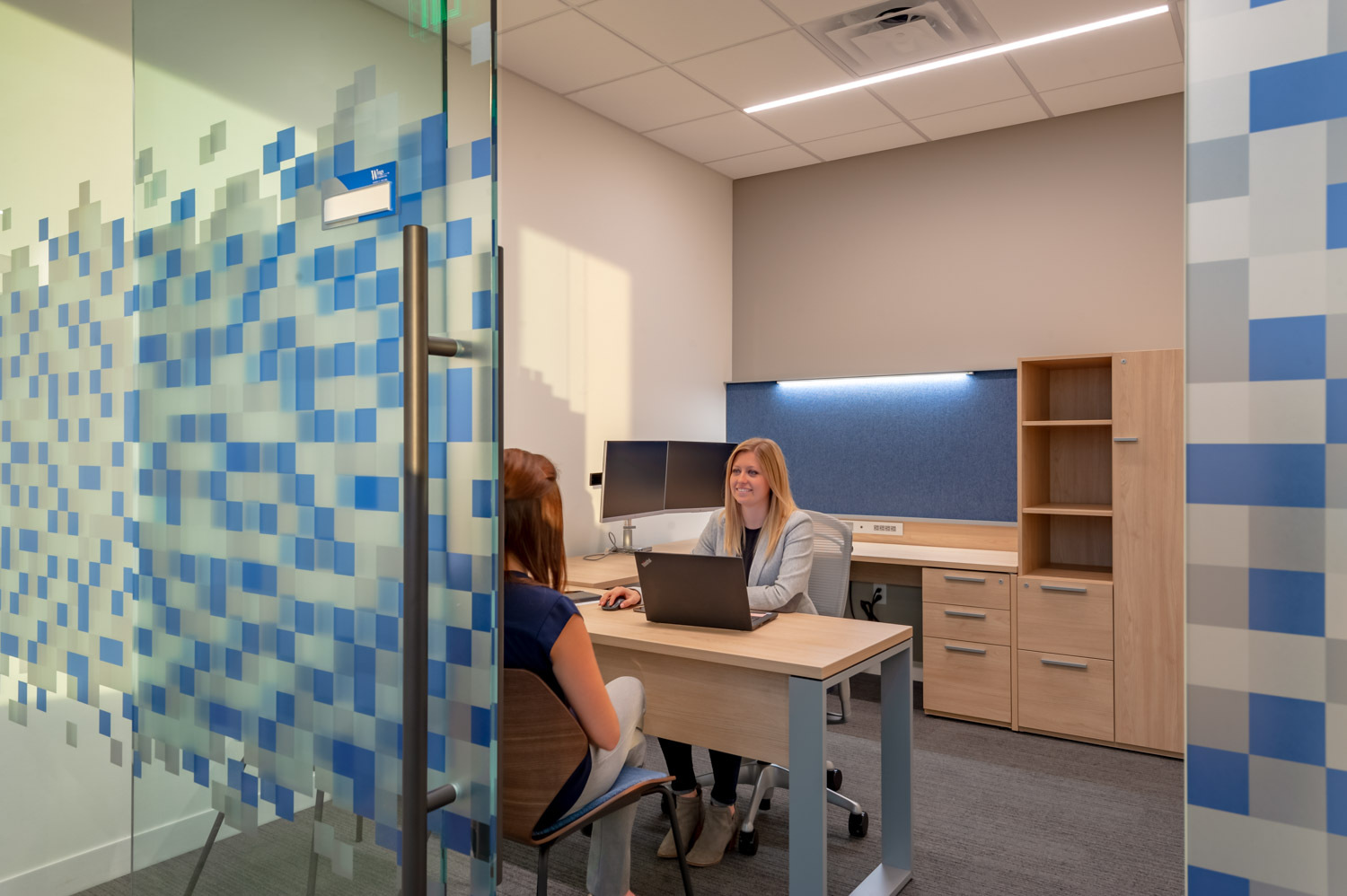 iSpace Environments Wings Financial Apple Valley Private Office Glass