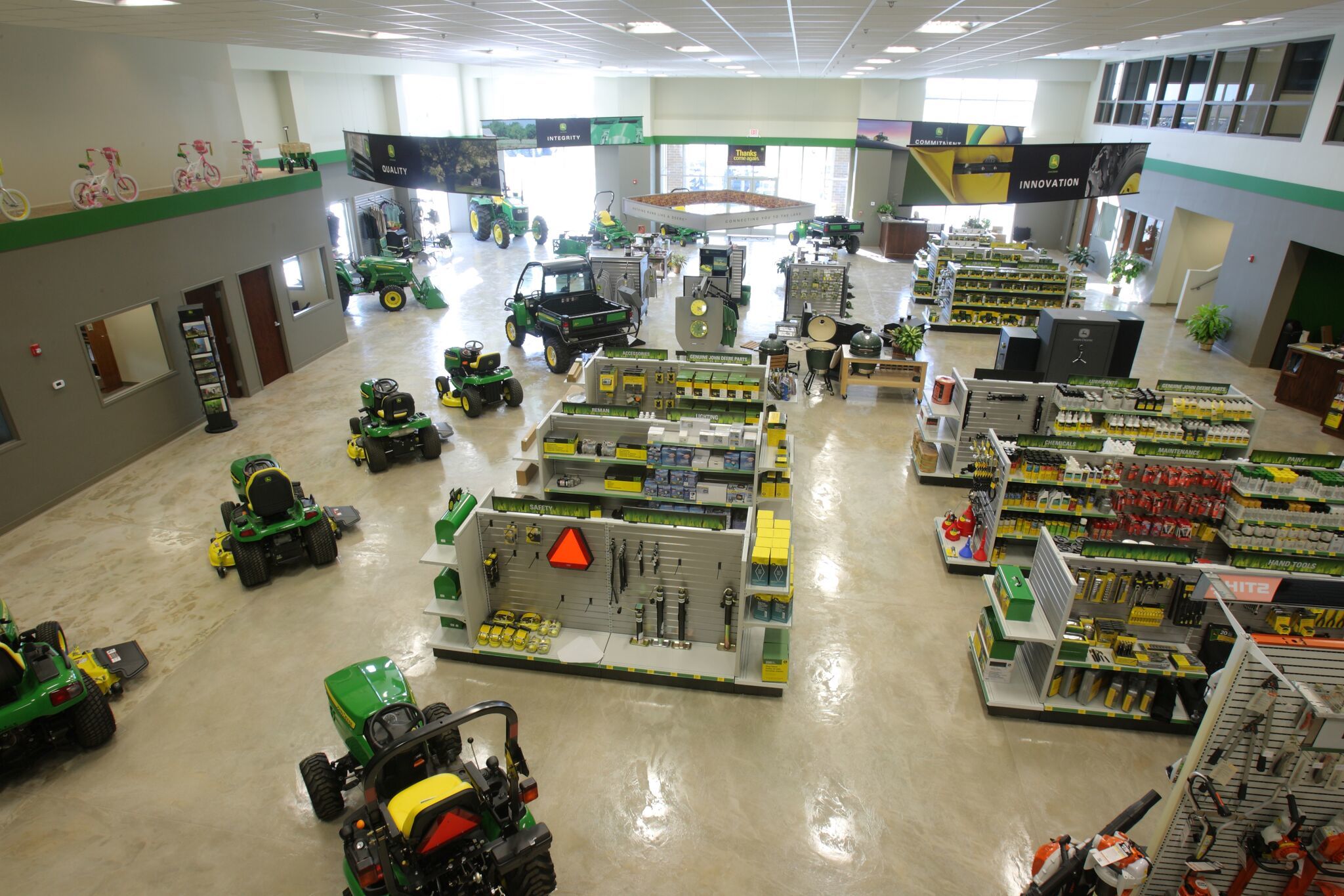 John Deere Showroom Granicrete Minnesota