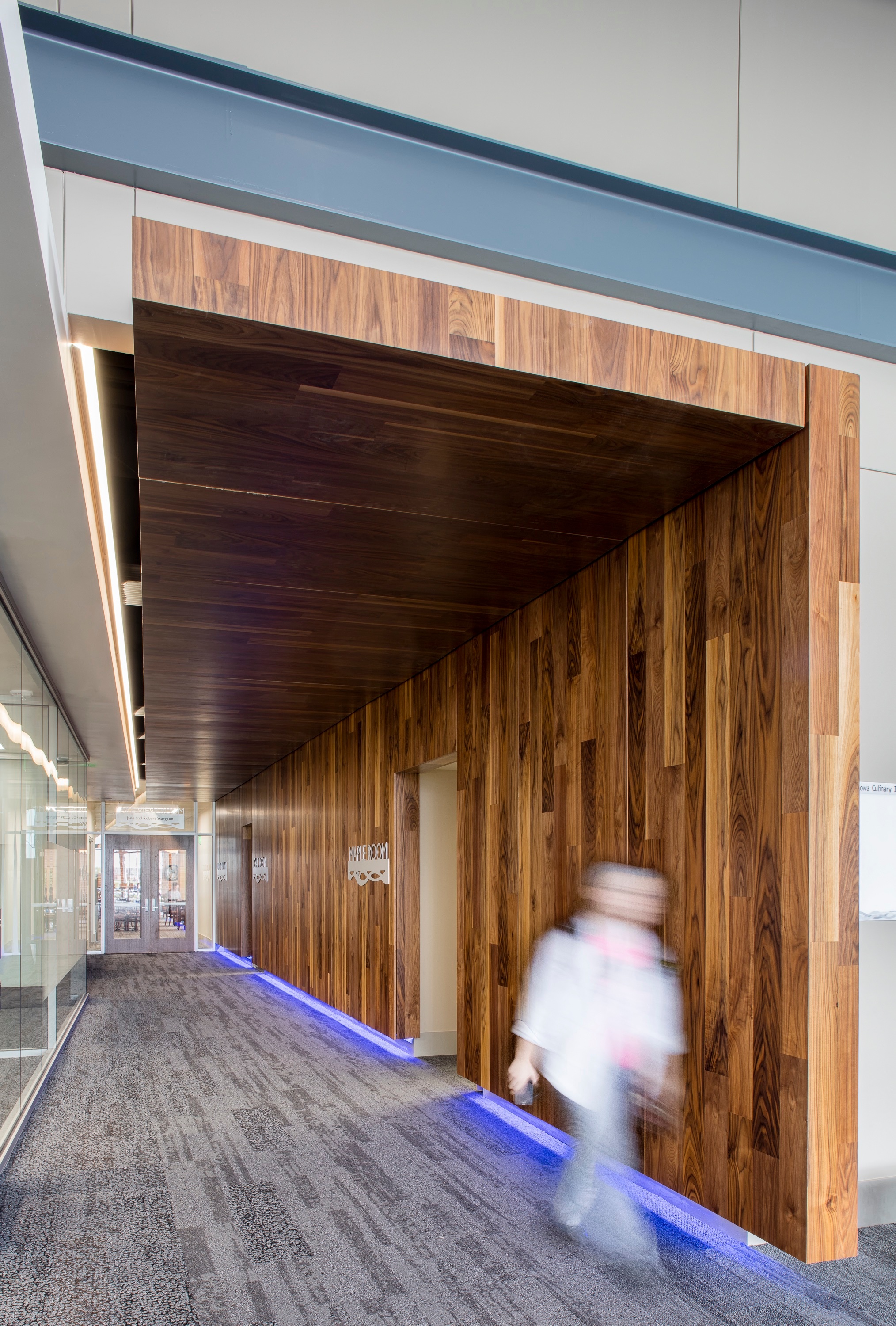 JTH Lighting DMACC hallway JTH Lighting Alliance