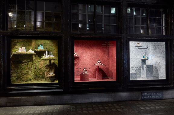 Liberty's of London, brand, The world-famous department store Libertys of London, Regent Street presents sustainable cosmetic