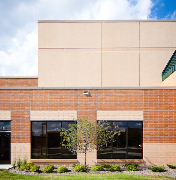 Lourdes High School, The Lourdes High School project utilized Wells Concrete architectural grade precast panels