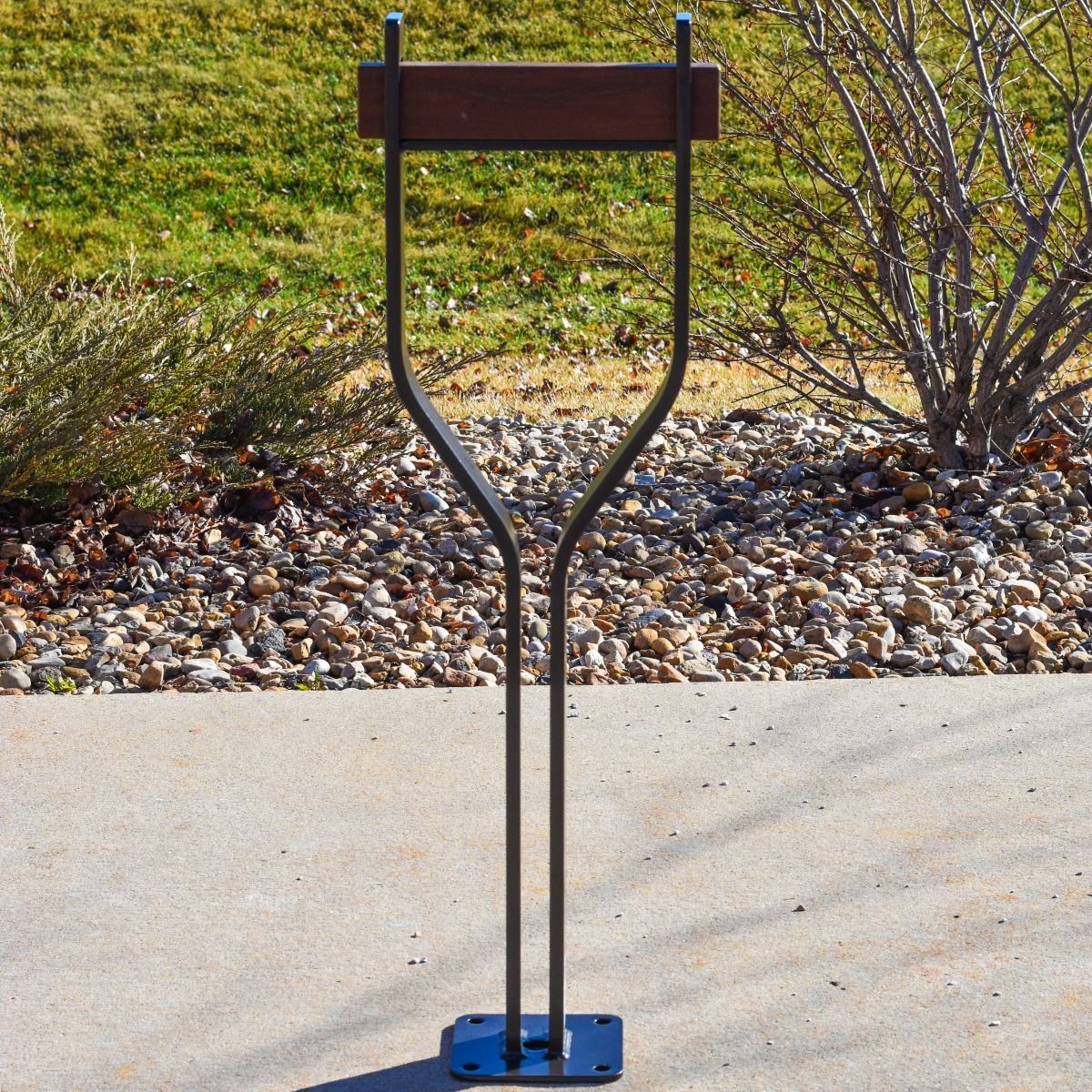 Madrax Stout Bike Rack Product Shot Side View Madrax Bike Racks