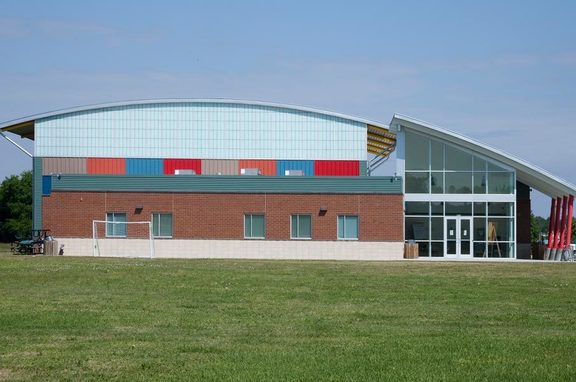 Garden City // Boys and Girls Club, brand, Major Industries translucent wall system, Guardian 275® Wall System, was used for